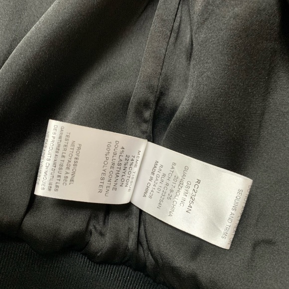 Truly Me Girls Bomber Jacket Charcoal Rhinestone 6 - Picture 6 of 16